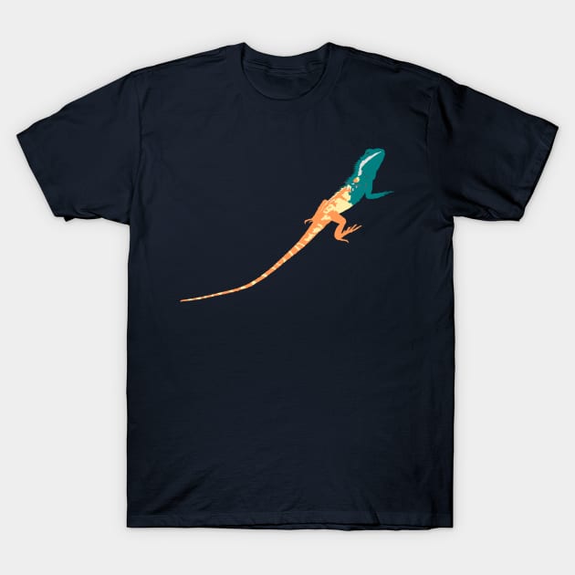 Indo-Chinese Forest Lizard T-Shirt by stargatedalek